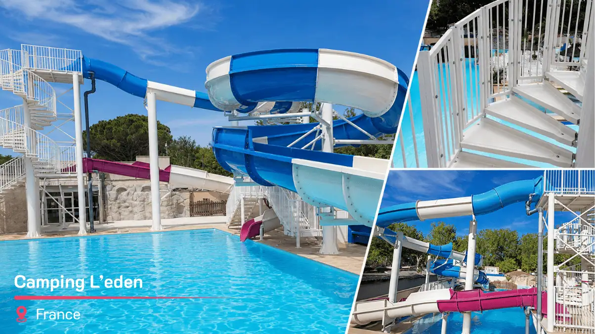 Water slide manufacturing for export