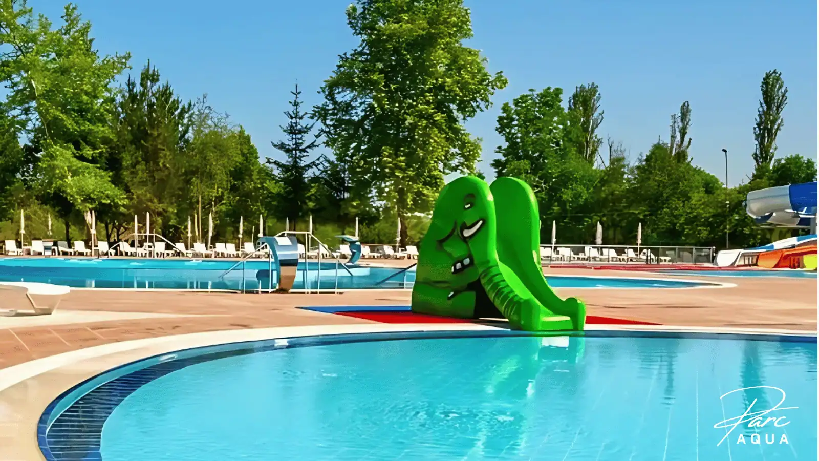 Elephant kids water slide application image