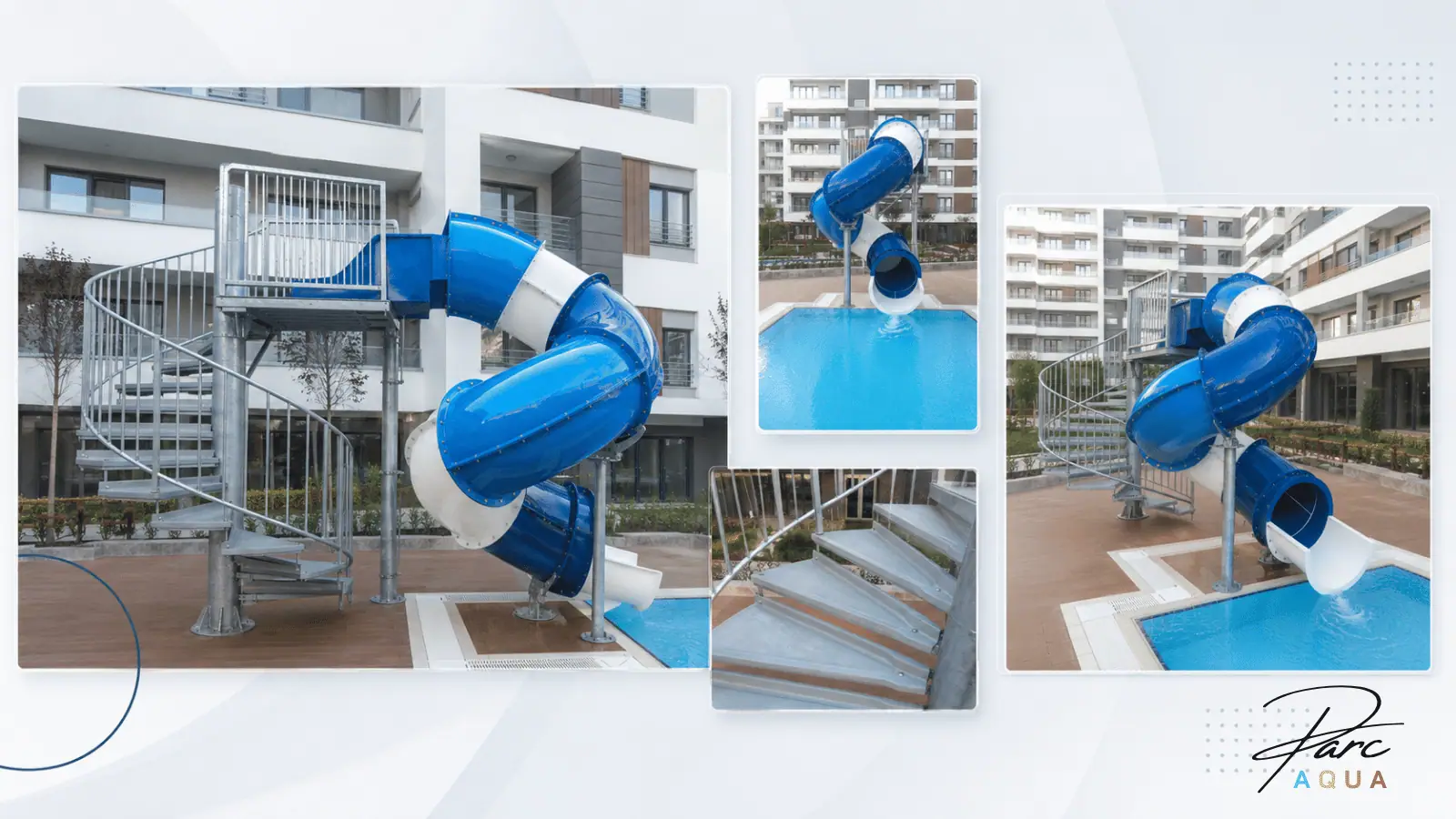 Mini tube kids water slide image